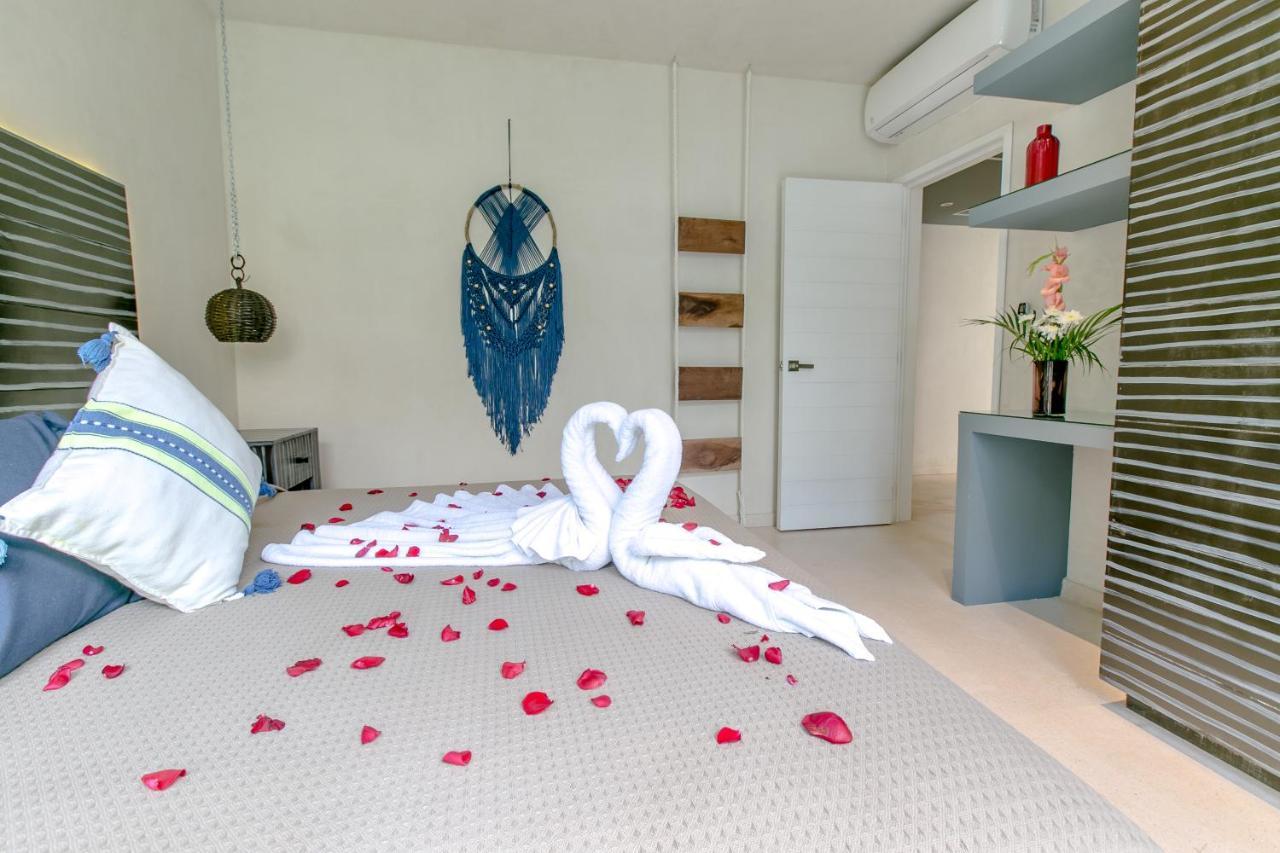 Alma De Flores Private Pools Suites Tulum Bagian luar foto